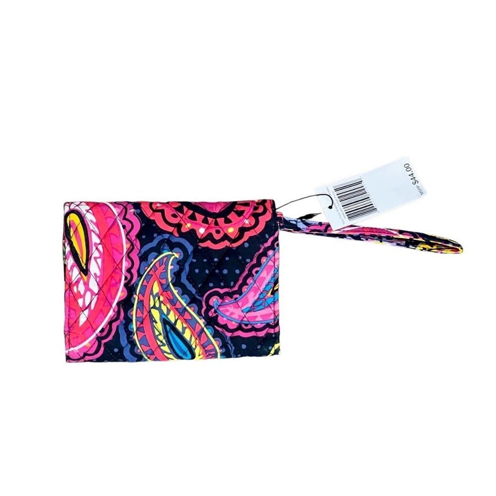 Vera Bradley Smartphone‎ Wrislet Twilight Paisley Turn Lock Wallet Colorful NWT - Picture 3 of 8